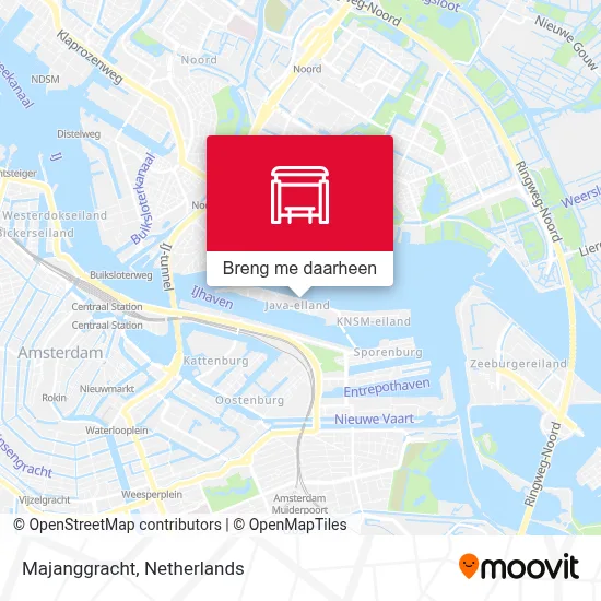 Majanggracht kaart