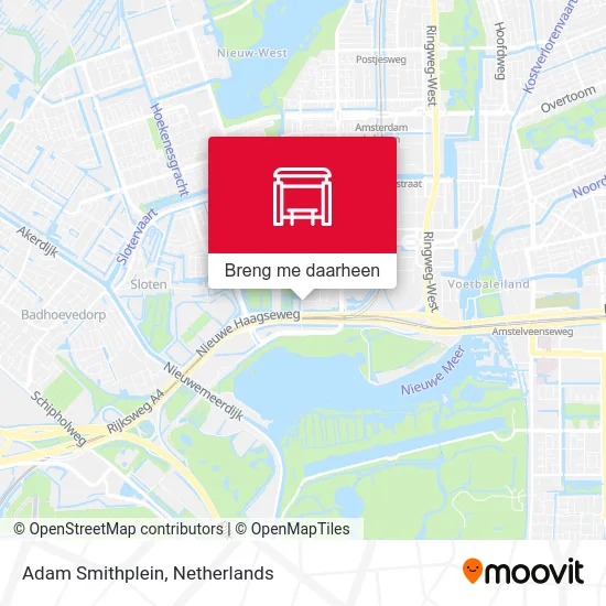 Adam Smithplein kaart