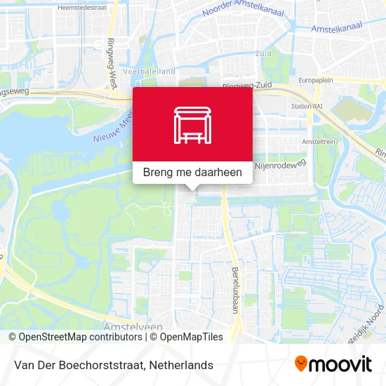 Van Der Boechorststraat kaart