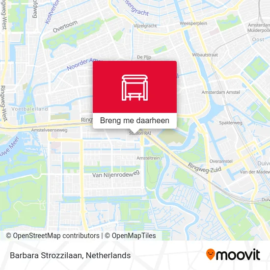 Barbara Strozzilaan kaart