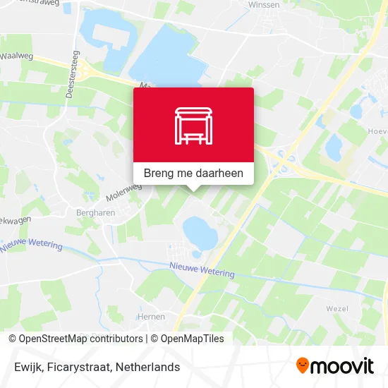Ewijk, Ficarystraat kaart