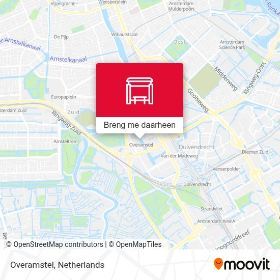 Overamstel kaart