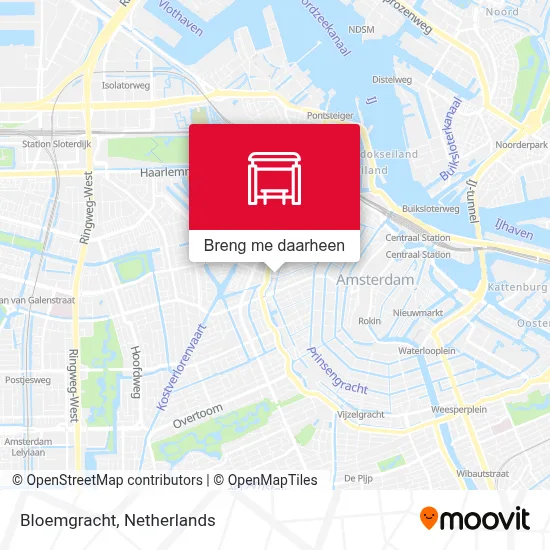 Bloemgracht kaart