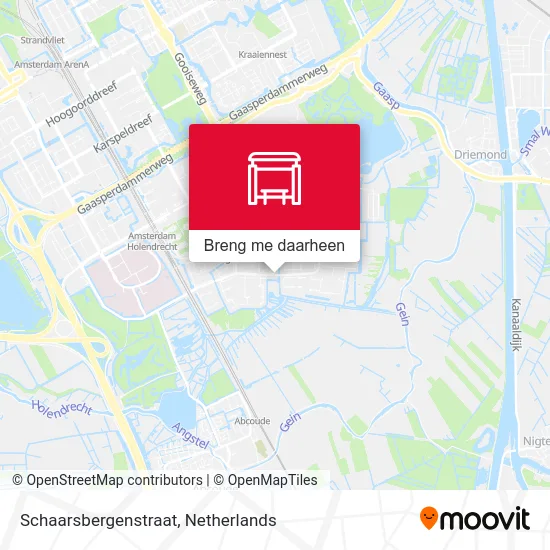 Schaarsbergenstraat kaart