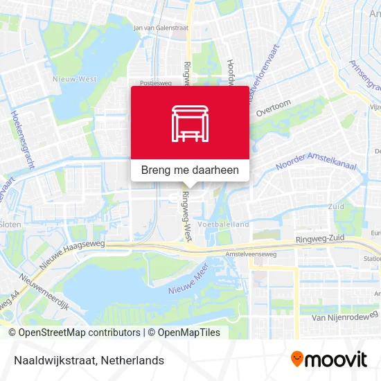 Naaldwijkstraat kaart