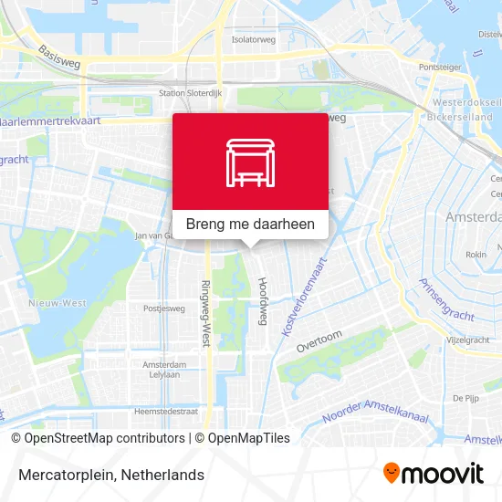 Mercatorplein kaart