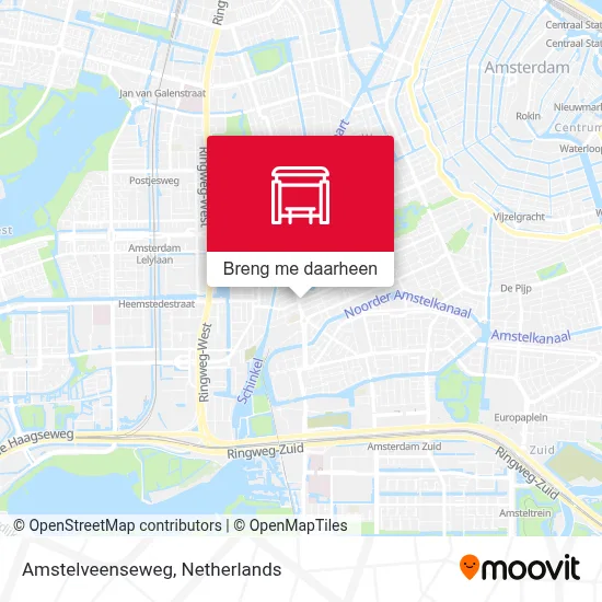 Amstelveenseweg kaart