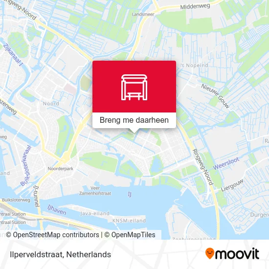 Ilperveldstraat kaart