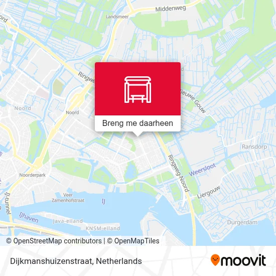 Dijkmanshuizenstraat kaart