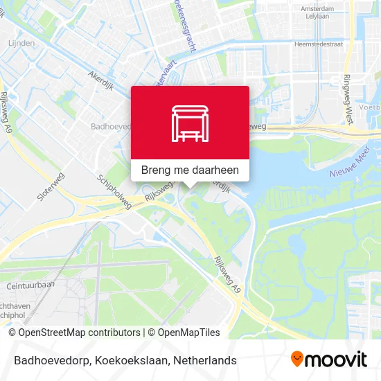 Badhoevedorp, Koekoekslaan kaart