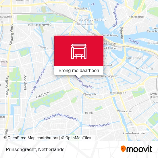 Prinsengracht kaart