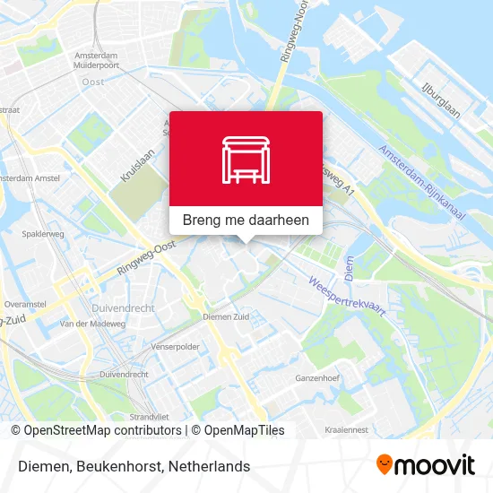 Diemen, Beukenhorst kaart