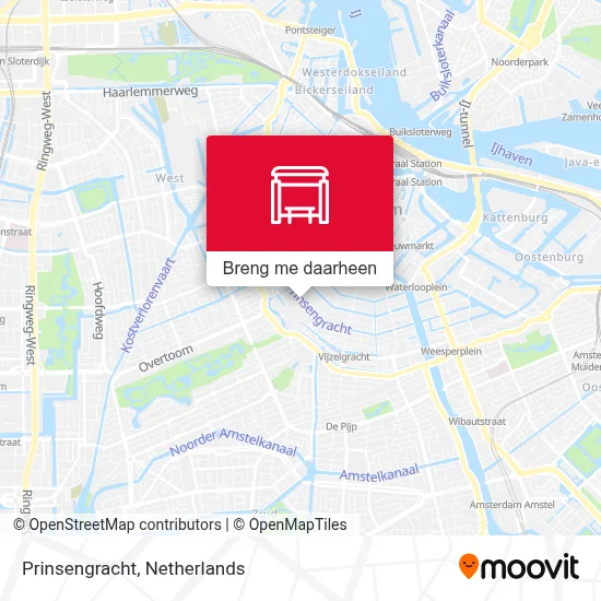 Prinsengracht kaart