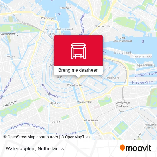 Waterlooplein kaart
