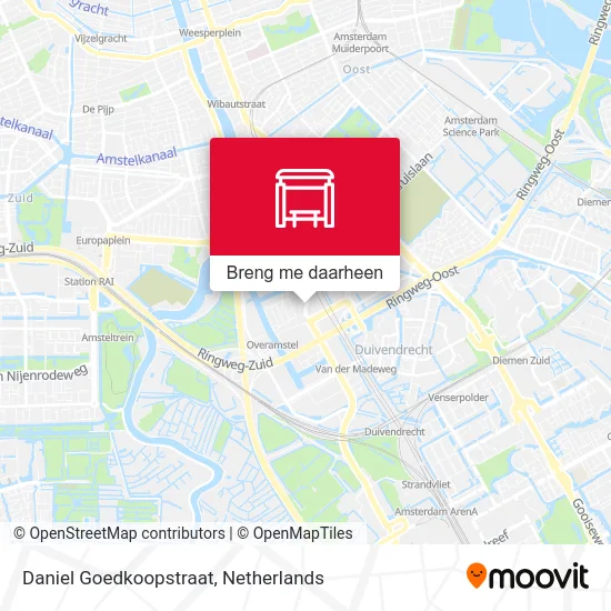 Daniel Goedkoopstraat kaart