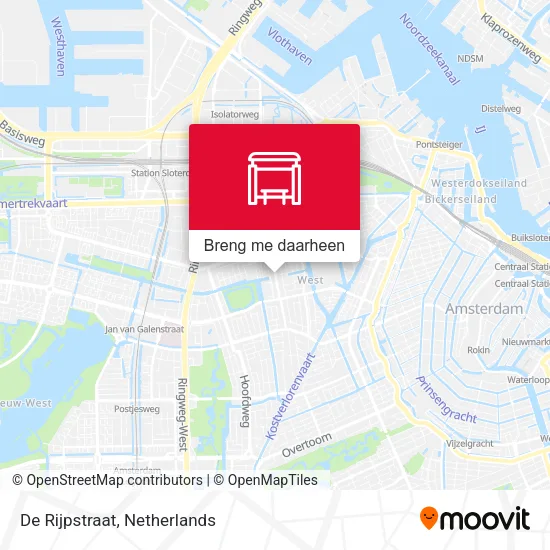 De Rijpstraat kaart