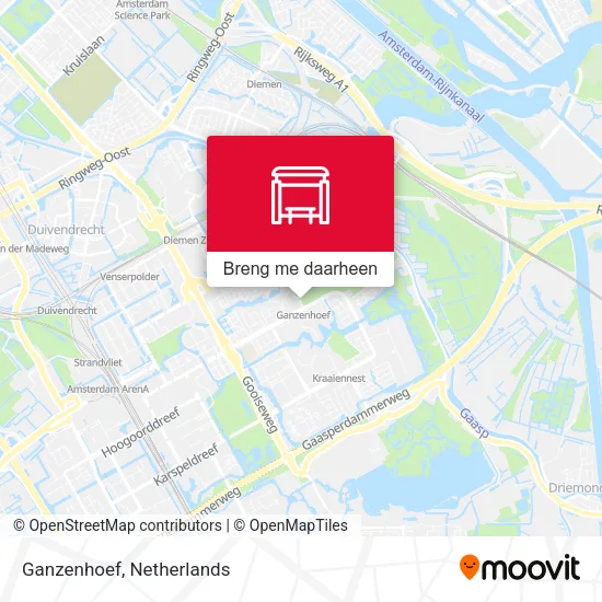 Ganzenhoef kaart
