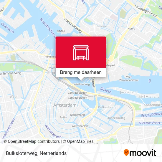 Buiksloterweg kaart