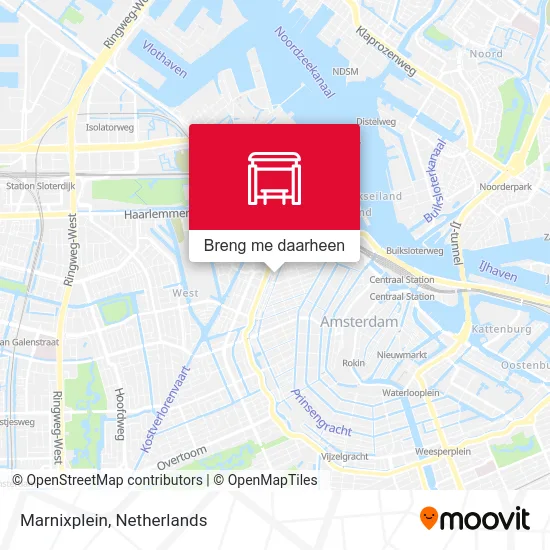 Marnixplein kaart