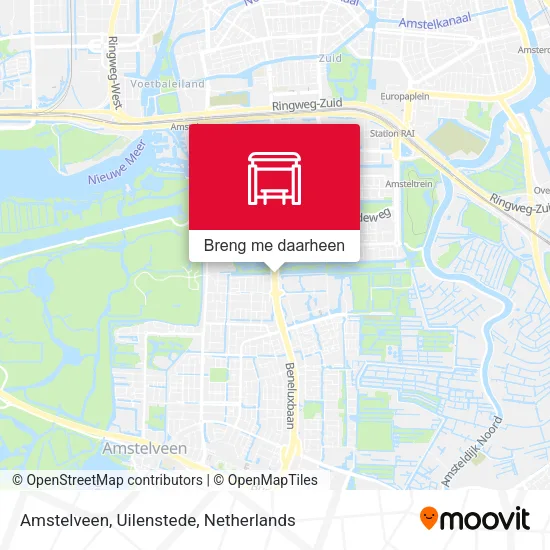 Amstelveen, Uilenstede kaart