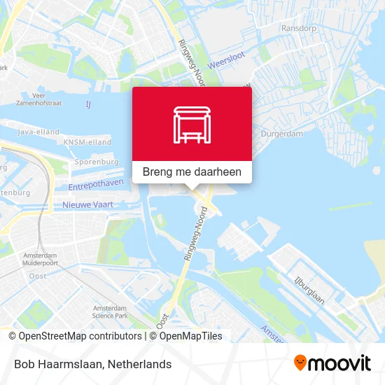 Bob Haarmslaan kaart