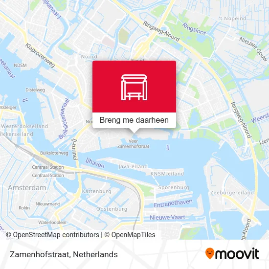 Zamenhofstraat kaart