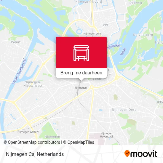 Nijmegen Cs kaart
