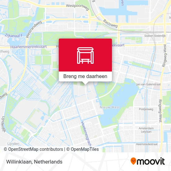 Willinklaan kaart