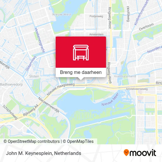 John M. Keynesplein kaart