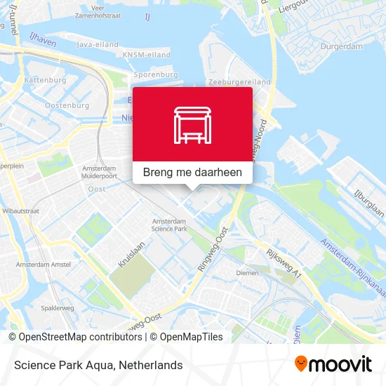 Science Park Aqua kaart