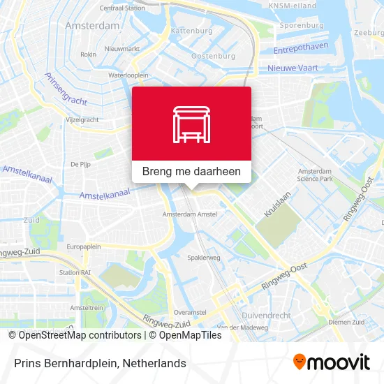Prins Bernhardplein kaart