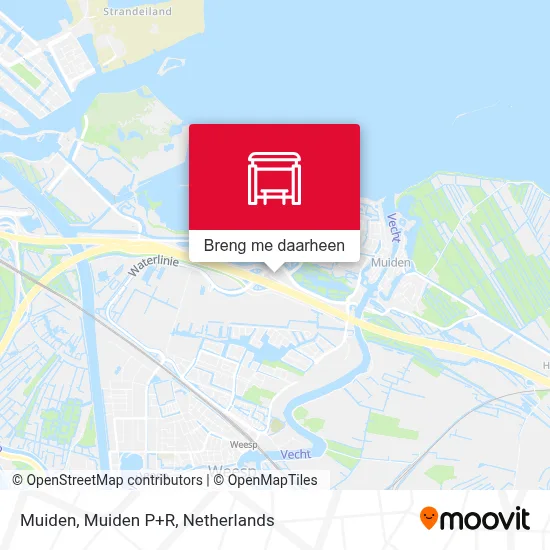 Muiden, Muiden P+R kaart