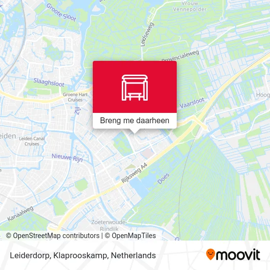 Leiderdorp, Klaprooskamp kaart