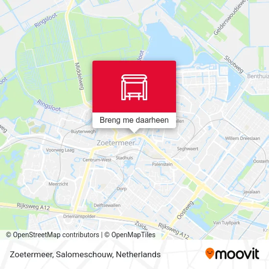 Zoetermeer, Salomeschouw kaart