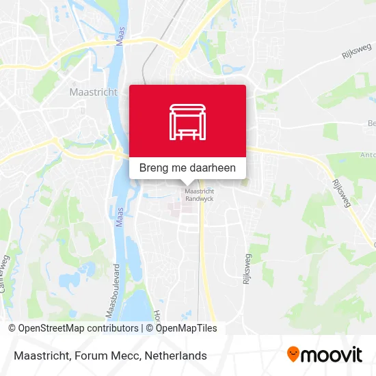 Maastricht, Forum Mecc kaart