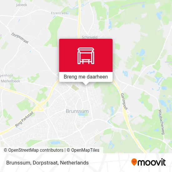 Brunssum, Dorpstraat kaart