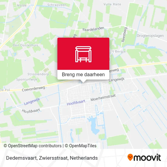 Dedemsvaart, Zwiersstraat kaart
