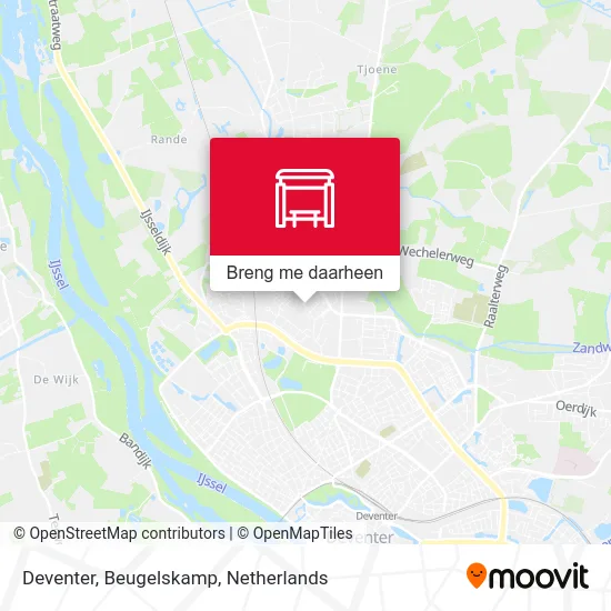 Deventer, Beugelskamp kaart