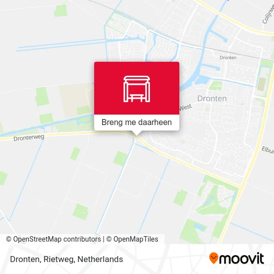 Dronten, Rietweg kaart