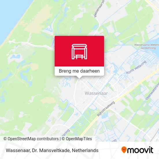 Wassenaar, Dr. Mansveltkade kaart
