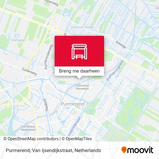 Purmerend, Van Ijsendijkstraat kaart