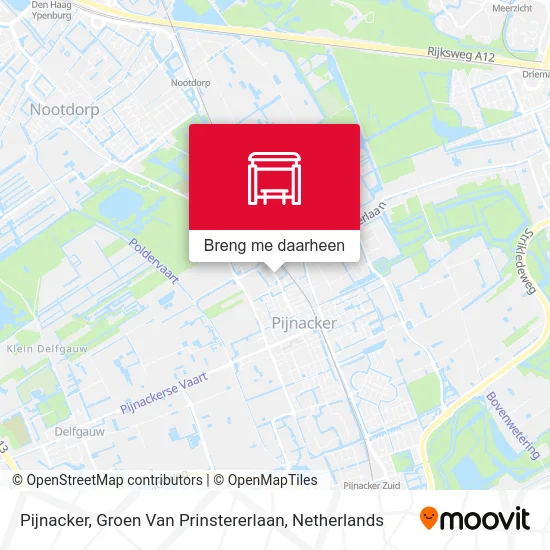 Pijnacker, Groen Van Prinstererlaan kaart