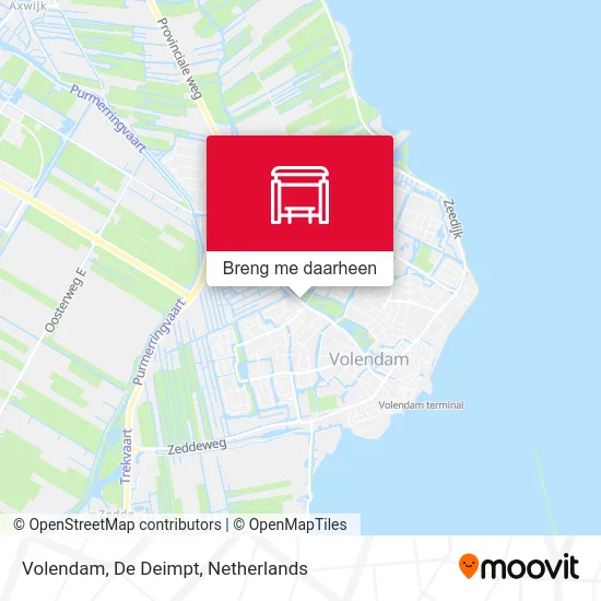 Volendam, De Deimpt kaart