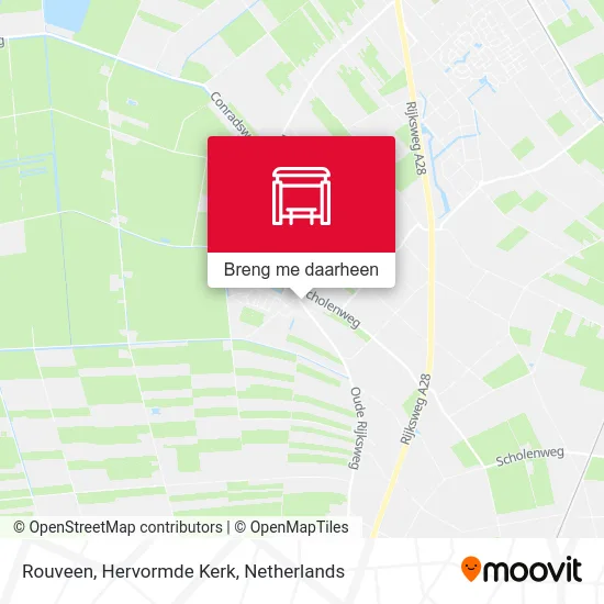 Rouveen, Hervormde Kerk kaart