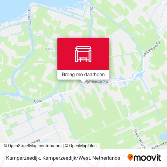 Kamperzeedijk, Kamperzeedijk / West kaart