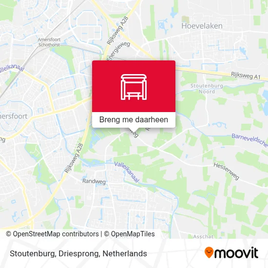 Stoutenburg, Driesprong kaart