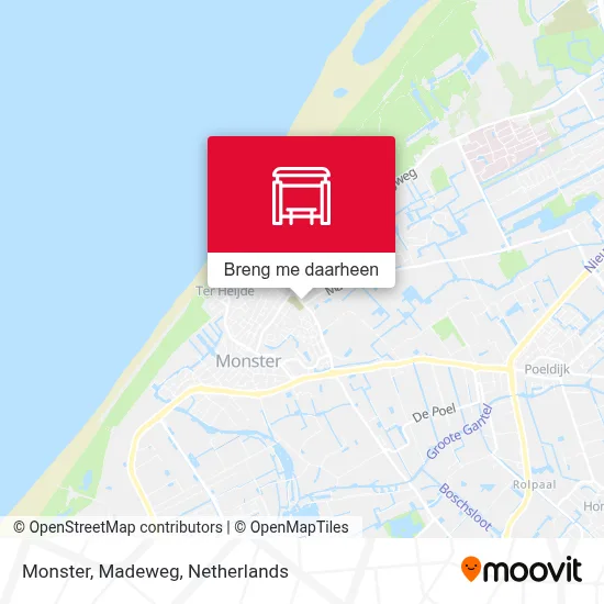 Monster, Madeweg kaart