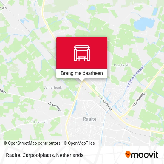 Raalte, Carpoolplaats kaart