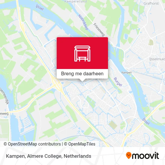 Kampen, Almere College kaart