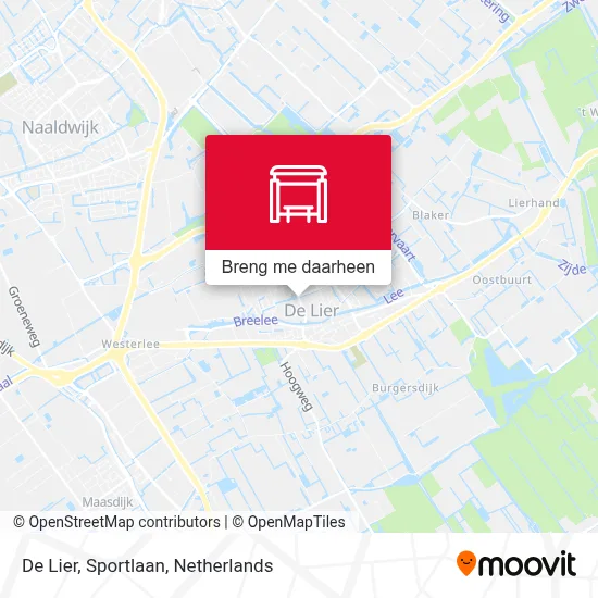 De Lier, Sportlaan kaart